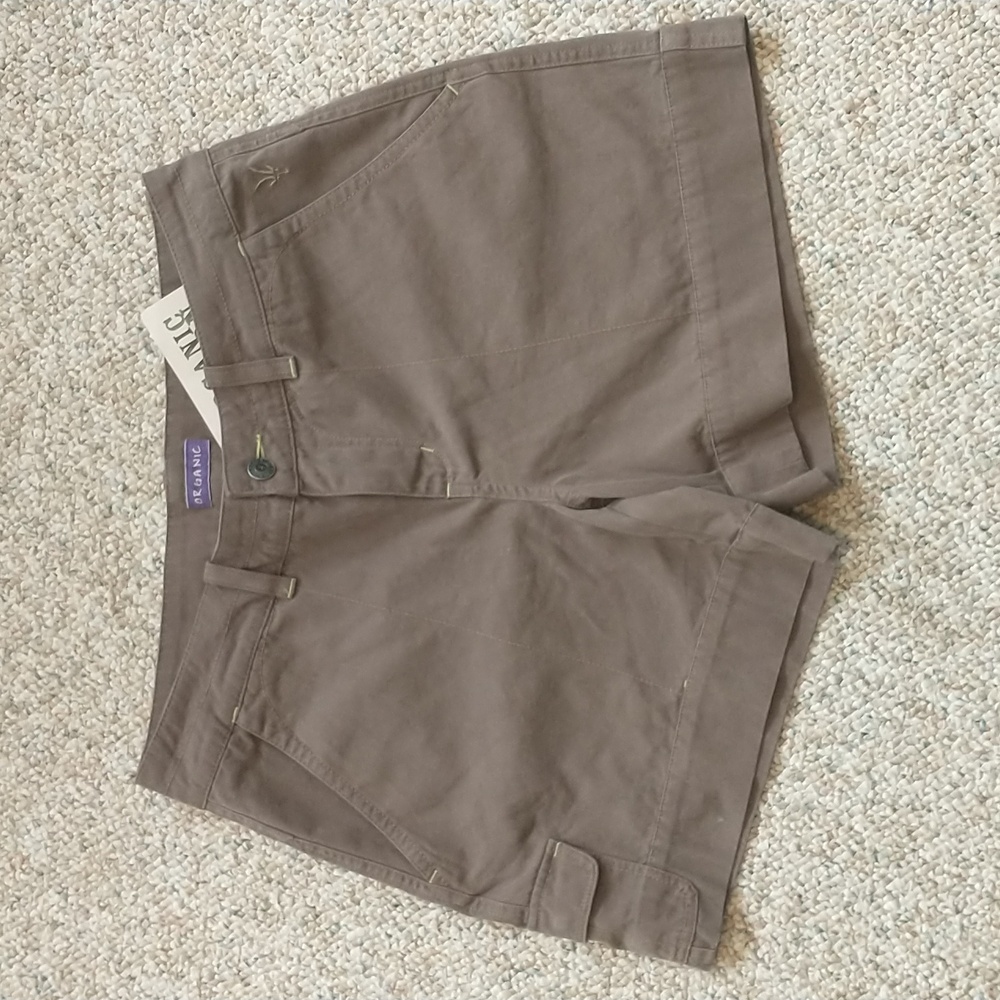 NWT Ibex Organic Cotton Ibex Deere Shorts Size 8 *flaw*
